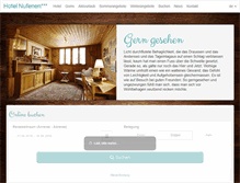 Tablet Screenshot of hotel-nufenen.ch